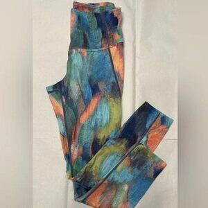 RARE Zella Colorful Paintbrush Leggings